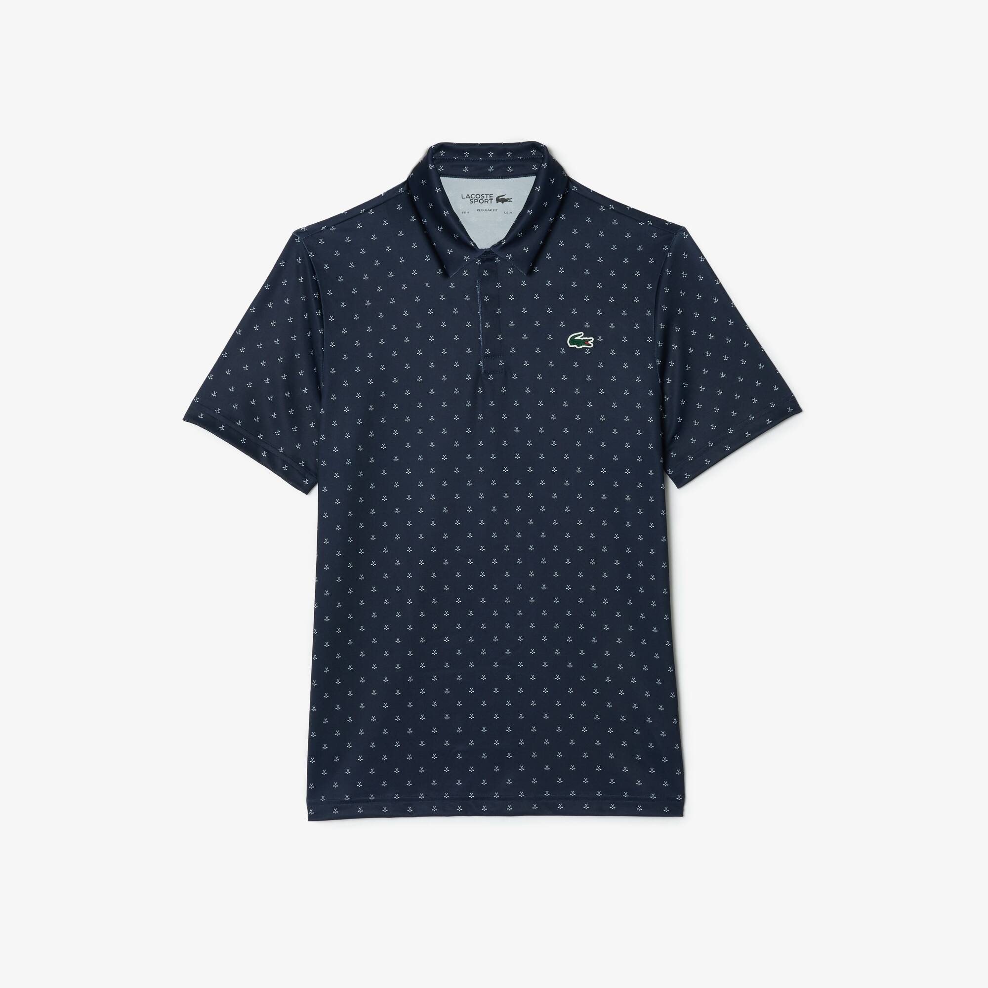 Herren LACOSTE GOLF Poloshirt aus recyceltem Polyester Kurze Ärmel - Blau - Lacoste - Herren