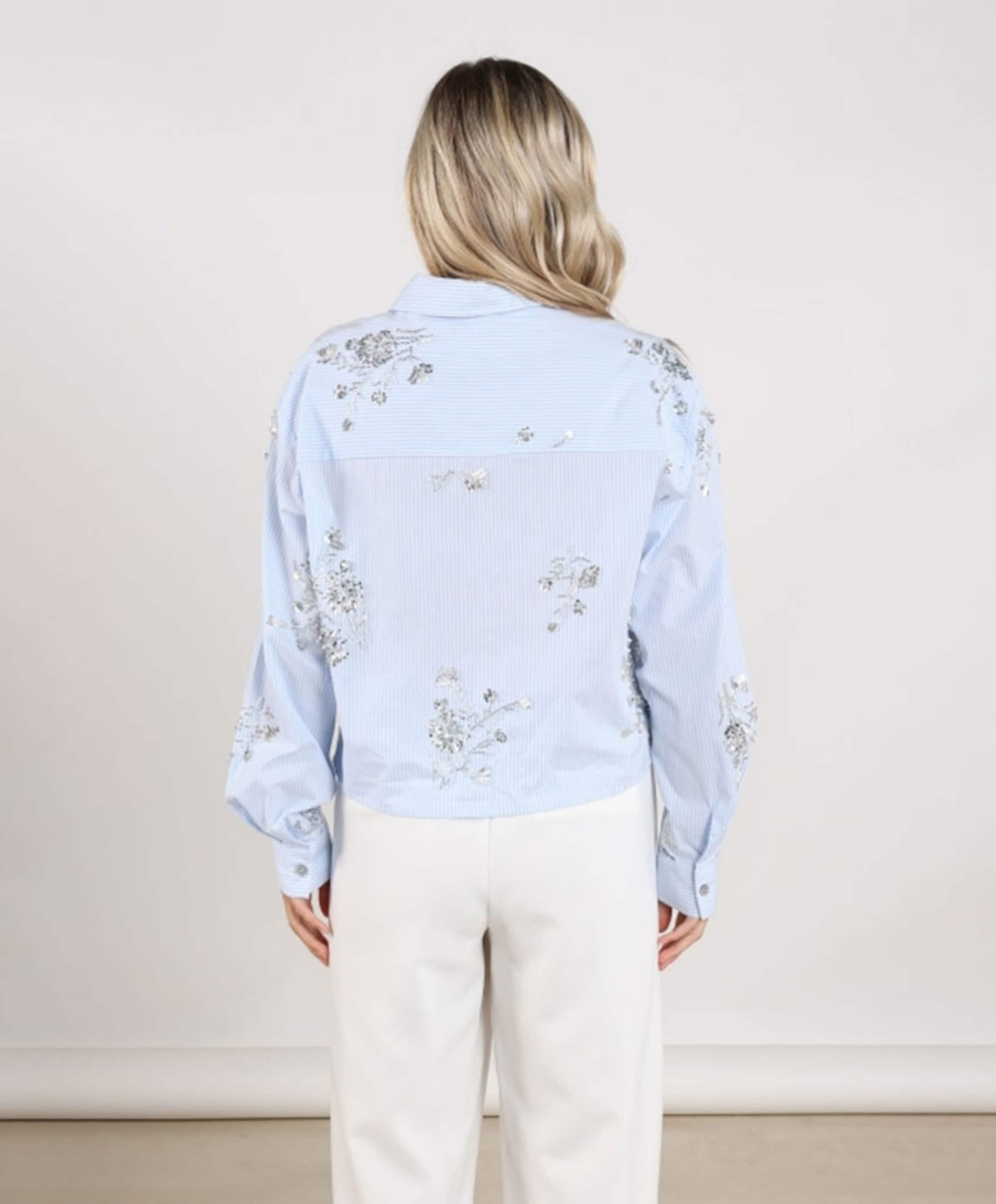 Nukus Dames blouse blauw