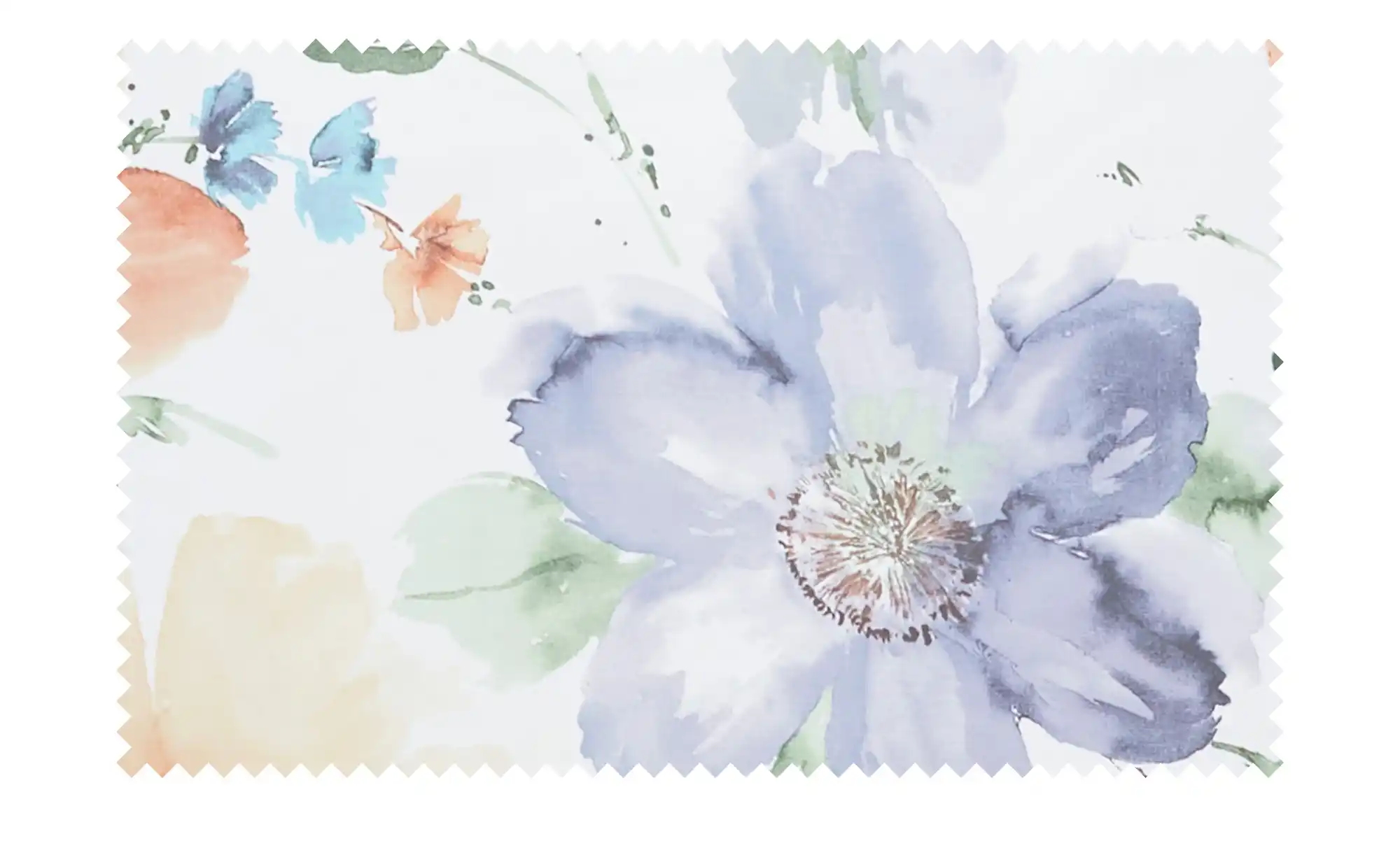 AURO Satin Bettwäsche Floral Streifen