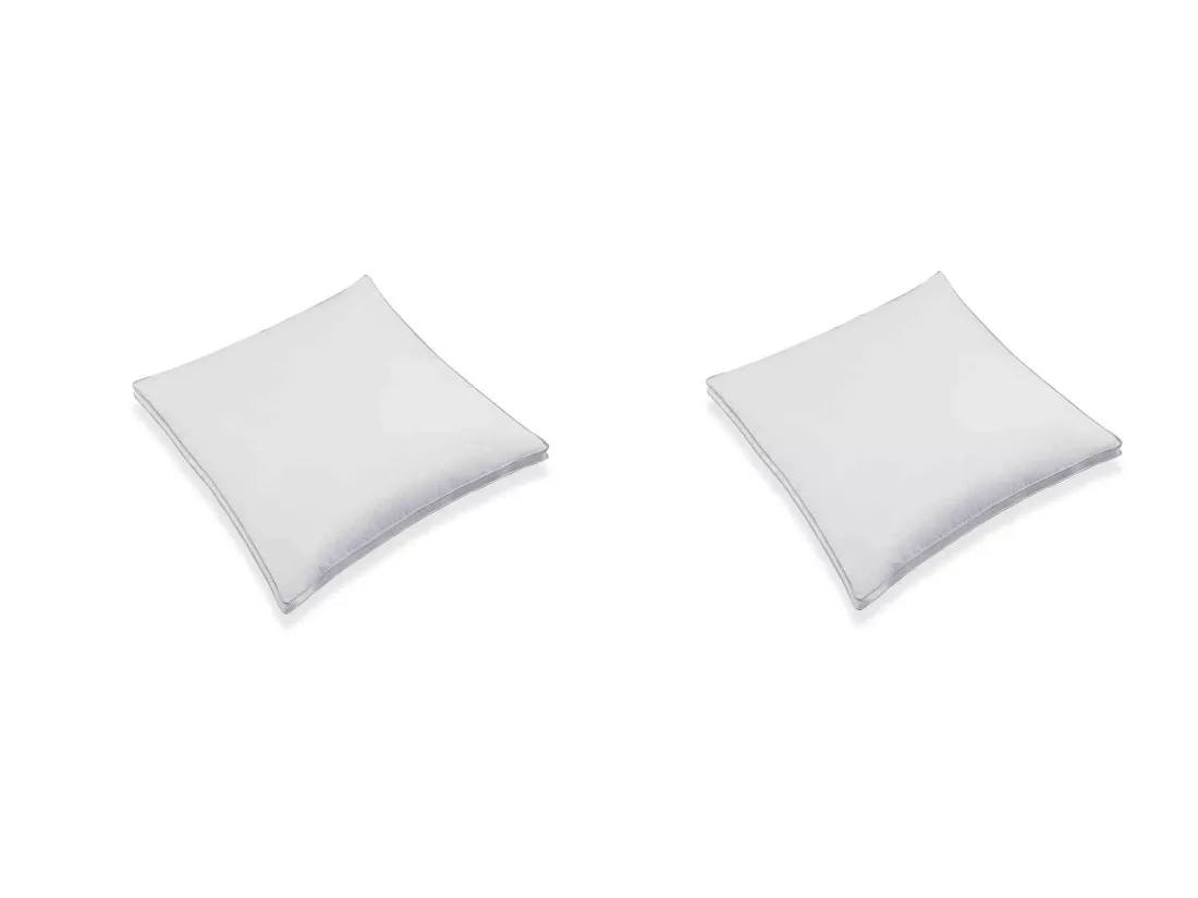 Lot de 2 oreillers Microgel Ferme percale Simmons 60x60