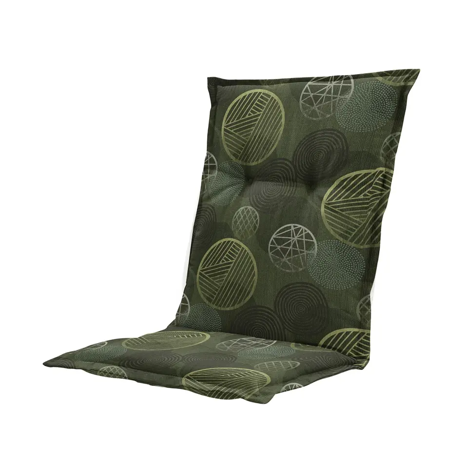 Madison - Tuinkussen Circle green - Ca. 105x50 cm - Set van 4