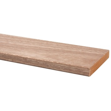 Lat hardhout geschaafd 20x140 mm 210 cm