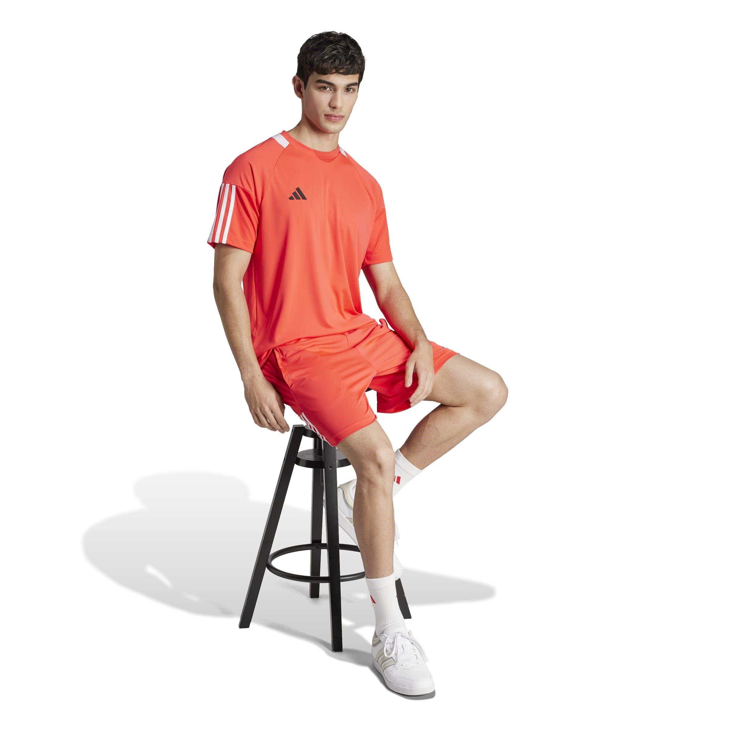 adidas Classic 3 Stripe Sereno T Shirt Mens
