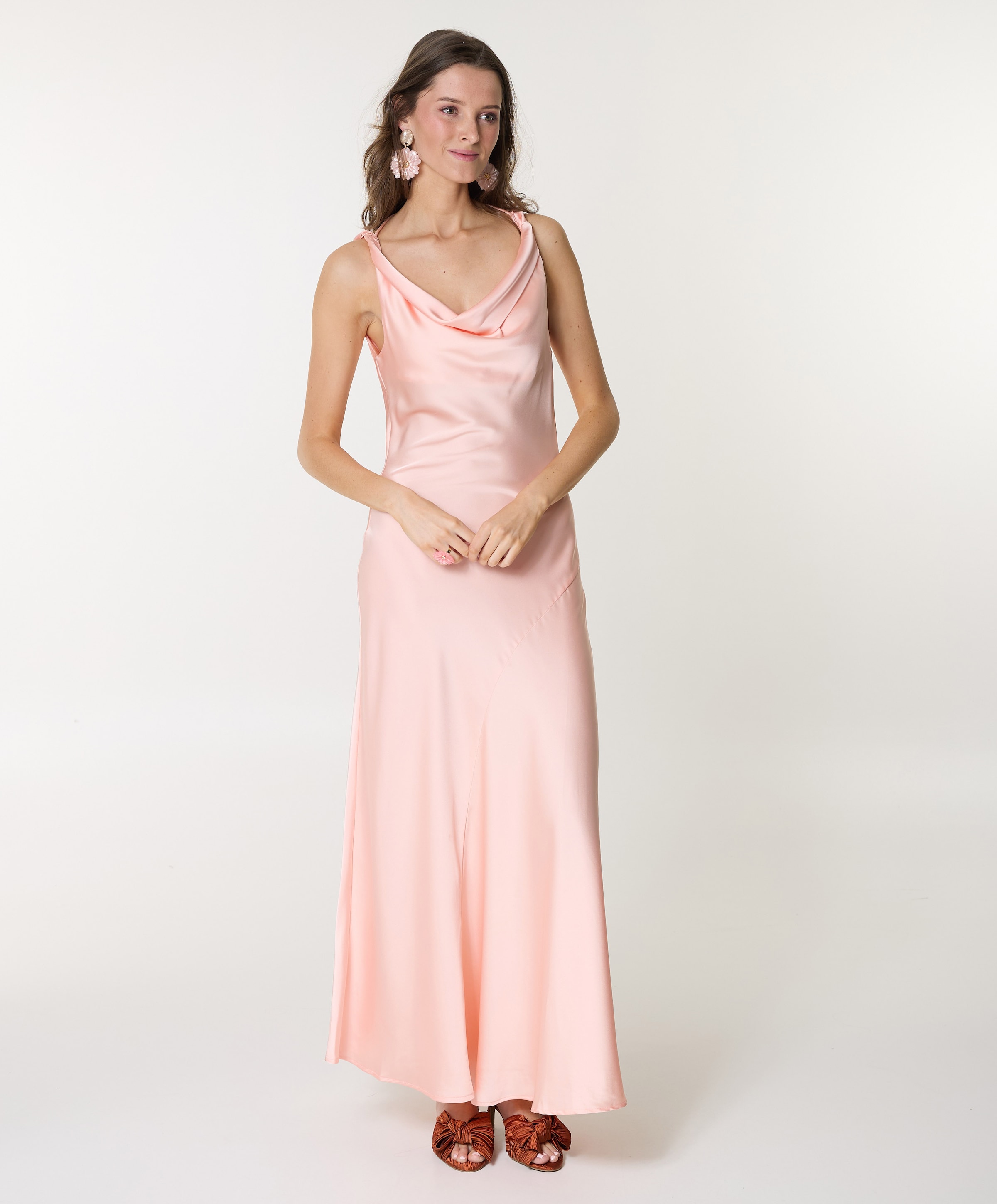 Vila Dames jurk roze