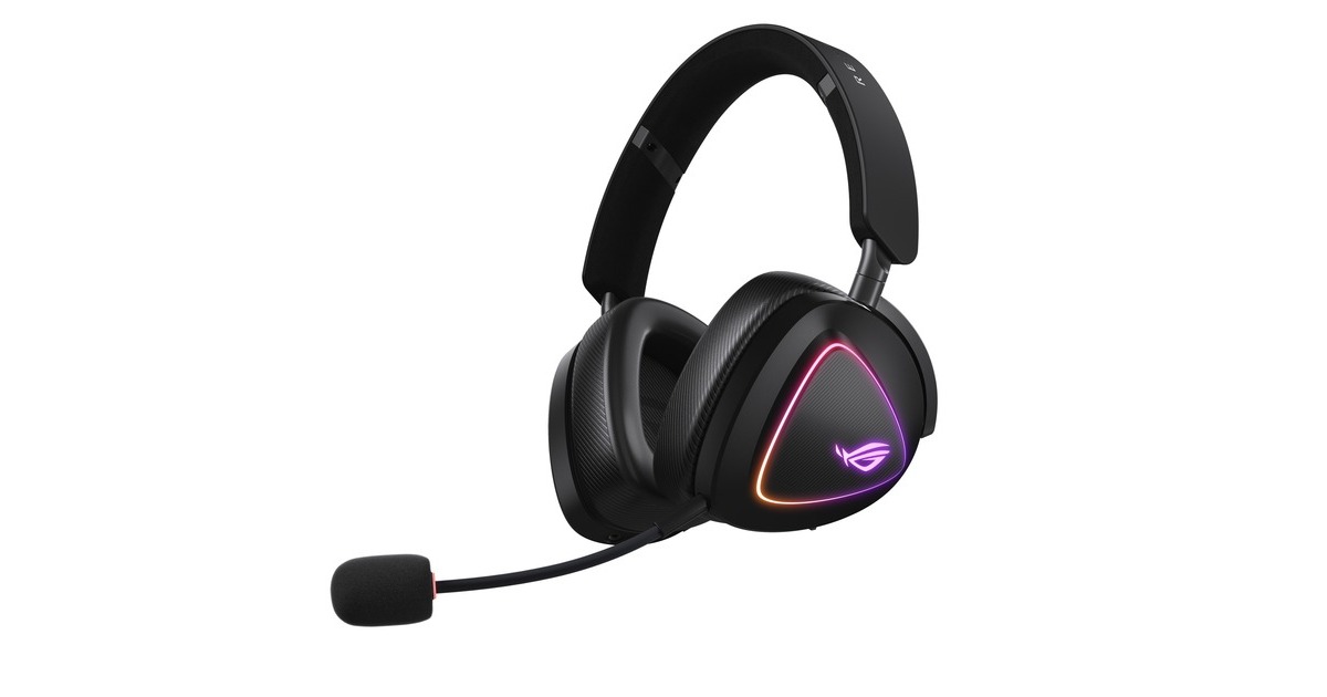 ASUSROG Delta II over-ear gaming headset  (Zwart, 3.5mm / 2.4GHz / Bluetooth)