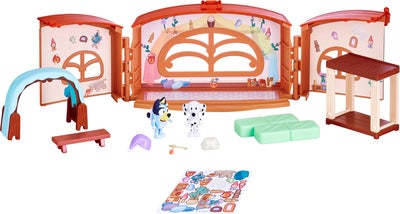 Bluey School Friends Lekesett Skole med Figurer