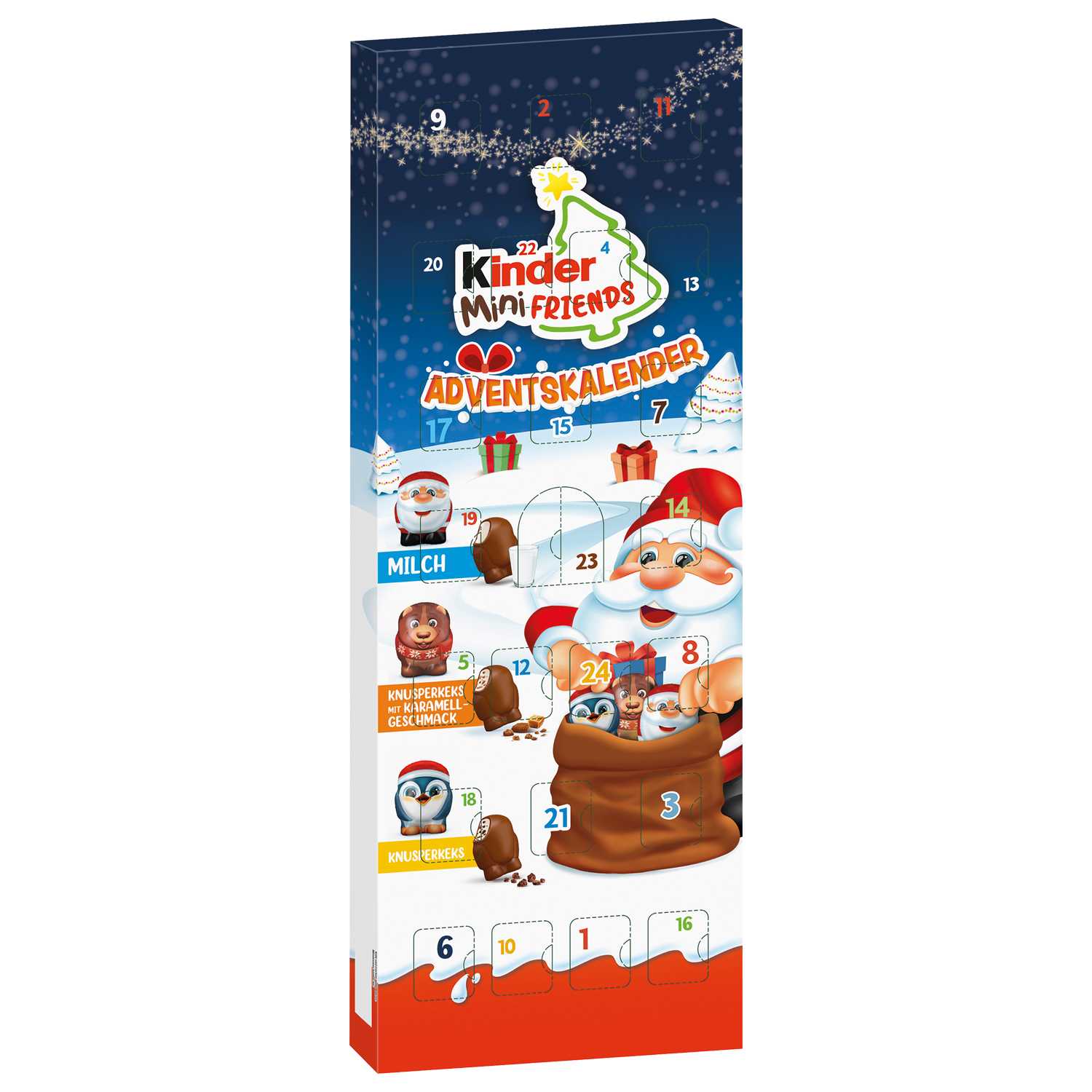 Ferrero Adventskal. Kinder + Mini Friends 146g