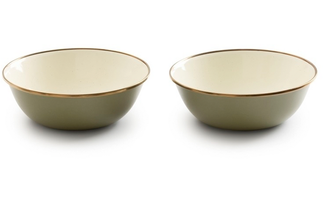Barebones emailliertes Schüssel Set Enamel 2 teilig