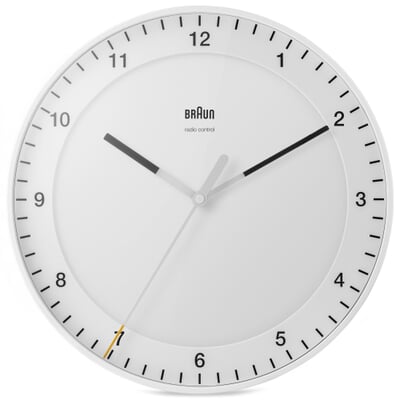 Wanduhr Braun, Weiß