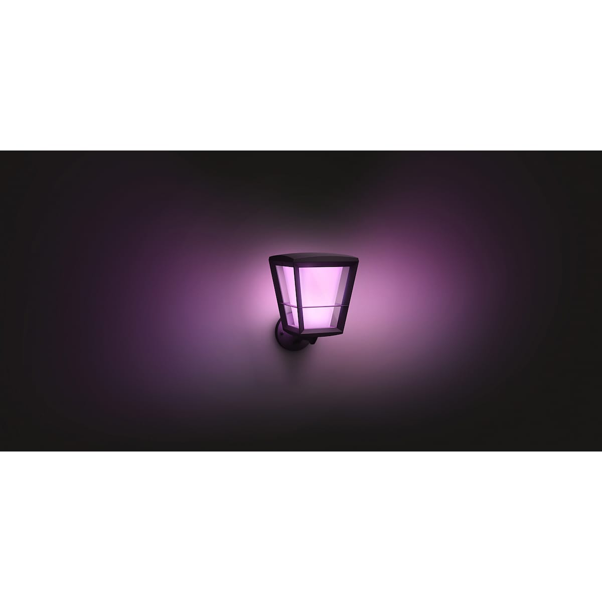 Philips Hue Econic WACA vegglanterne (sort)