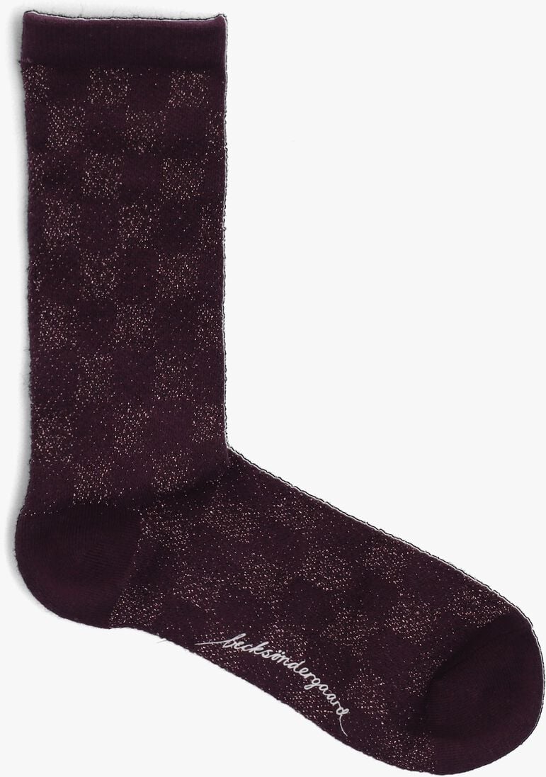 BECKSONDERGAARD paarse becksondergaard sokken quinis glitter socks