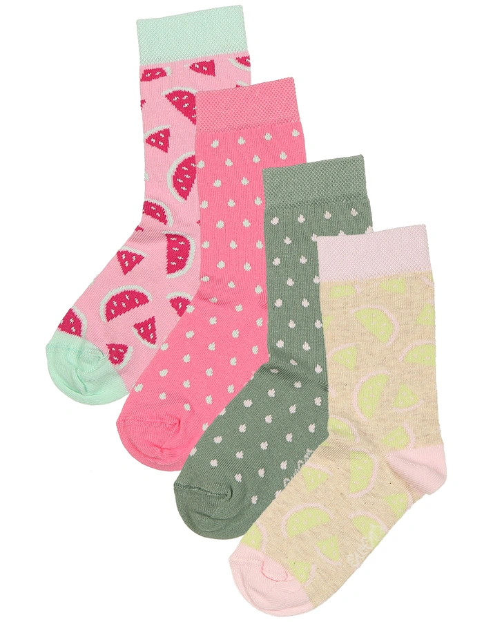 Socken MELONE 4er-Pack in bunt