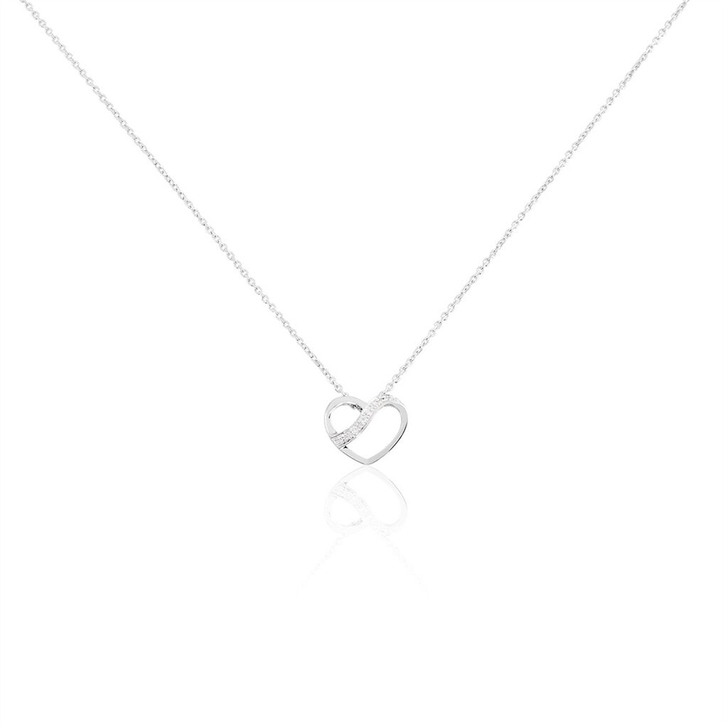 Collier Or Blanc Juliane Diamants