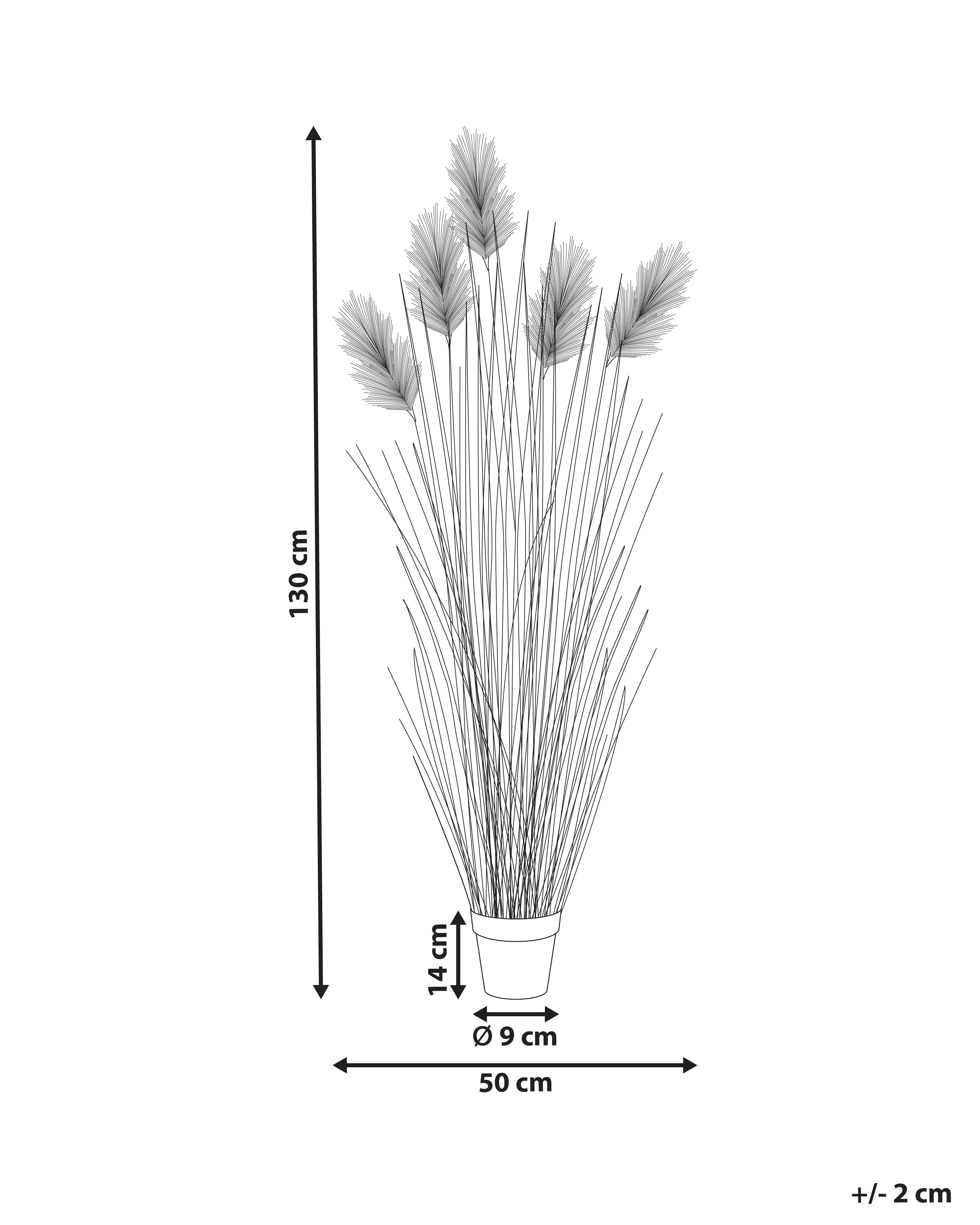 Kunstplant PAMPAS GRASS 130 cm Groen