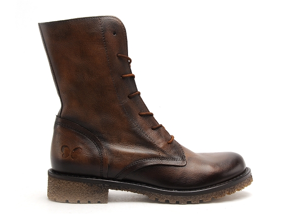 Felmini boots bottine plates femme b501 marron
