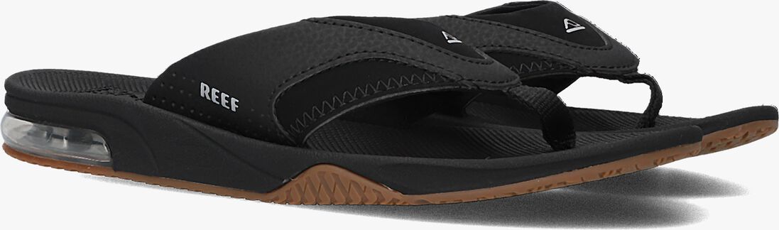 REEF zwarte reef slippers fanning boy