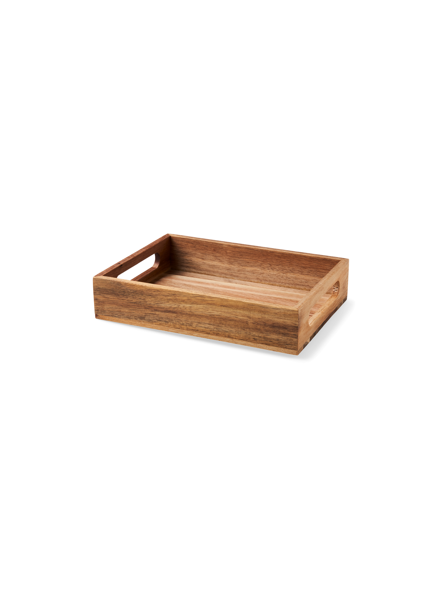 Serveringsbakke | Akacietræ. 24 x 18 x 5 cm. | Dark Wood