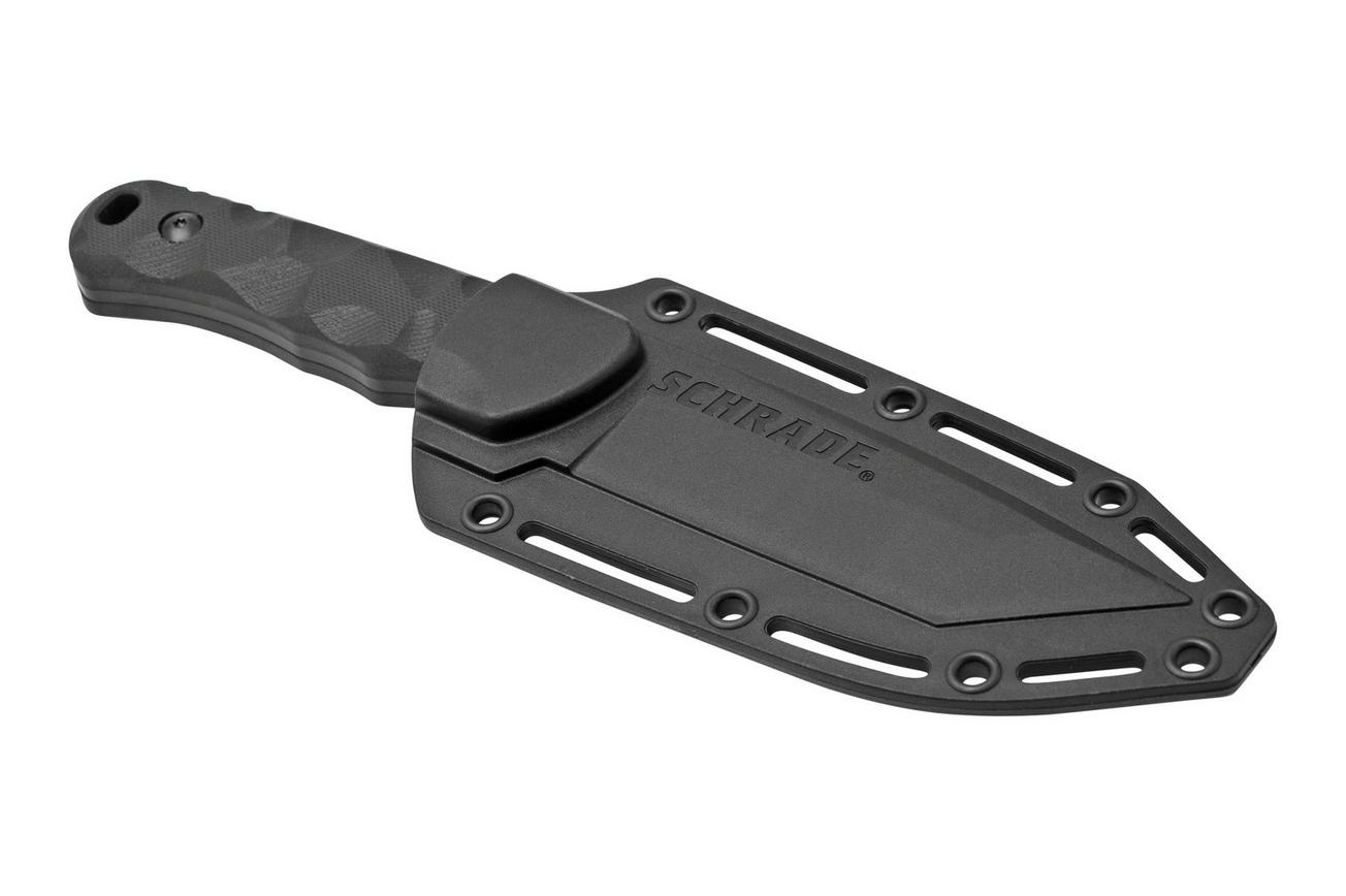 Schrade Regime 1182619, zwart, vaststaand mes