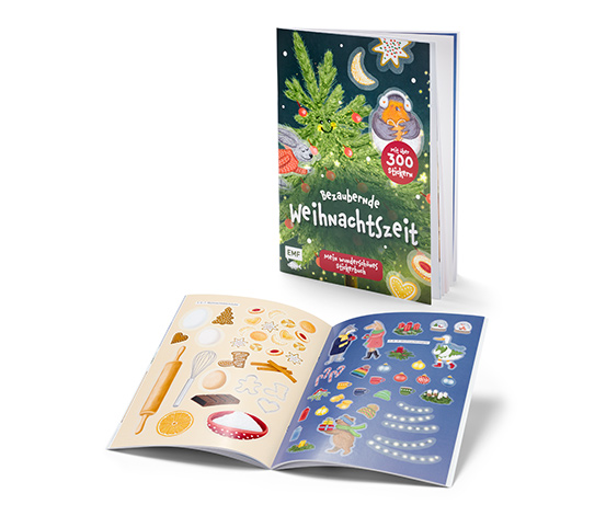 Stickerbuch: »Bezaubernde Weihnachtszeit«