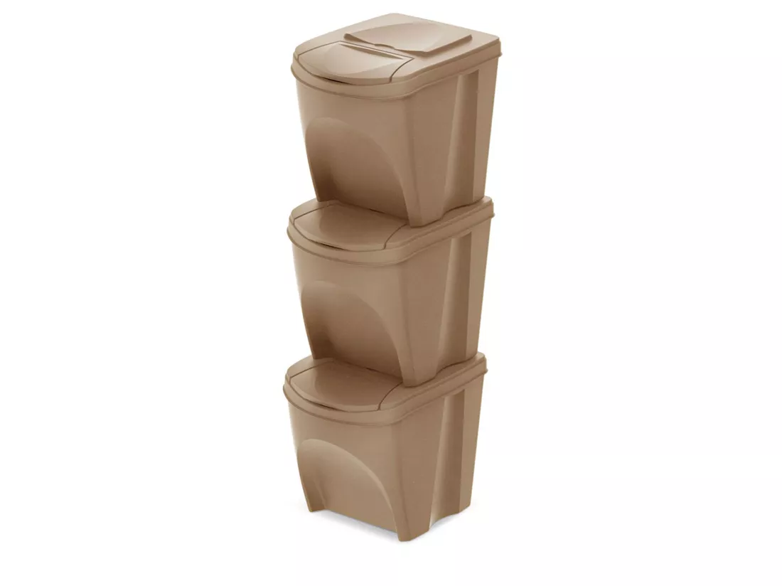 Sortibox pour recycler 3x25L Keden 39x29x45