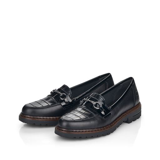 Rieker Loafers, Sort, 38