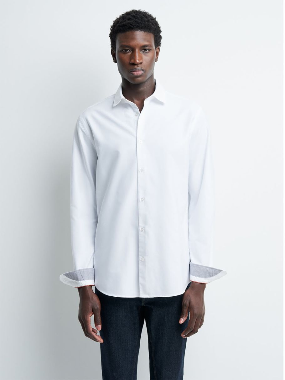 Chemise slim unie