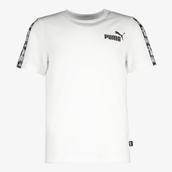Puma Essentials Tape kinder sport T-shirt wit