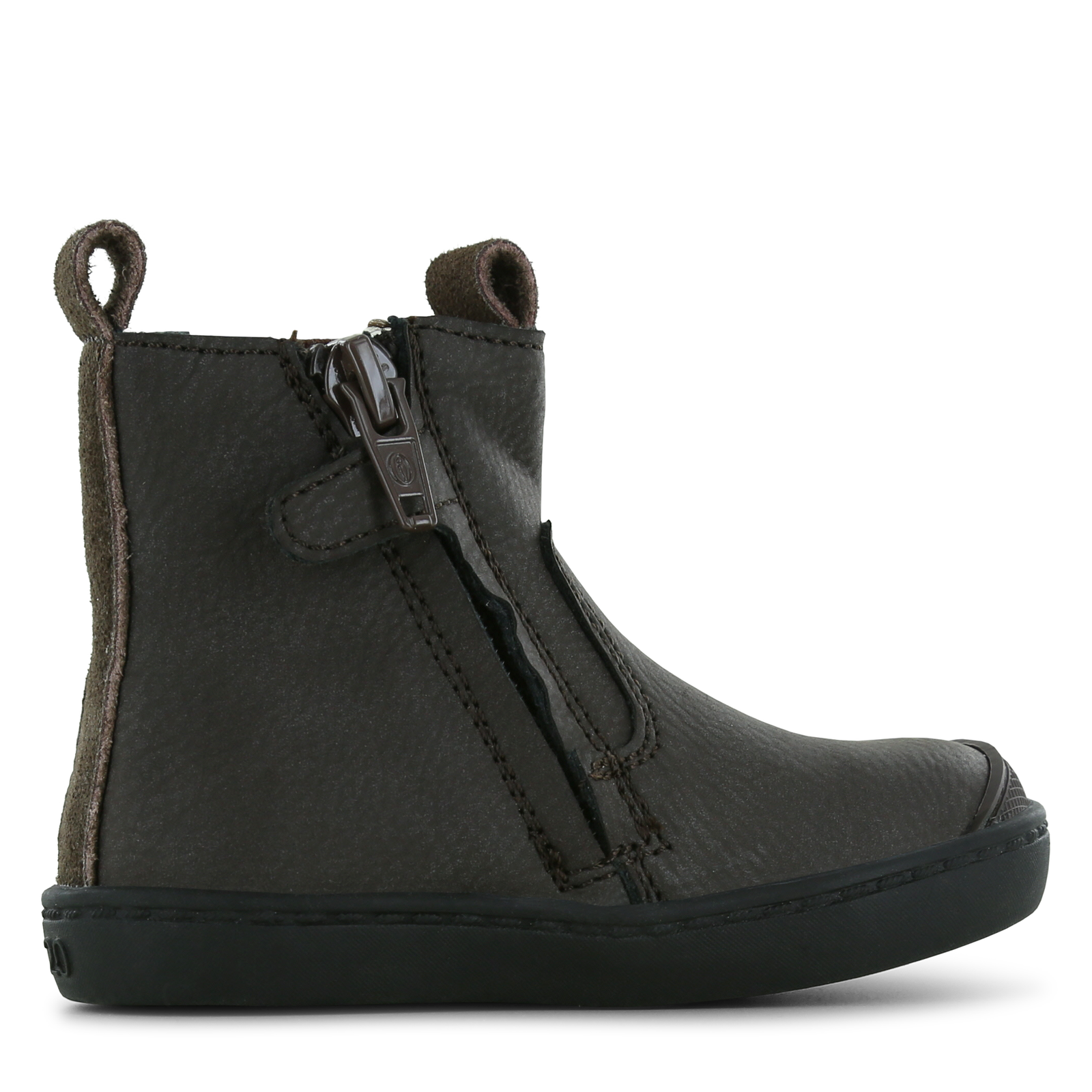 Shoesme donkerbruin chelsea bootje Microfiber nubuck, Suède | Sale