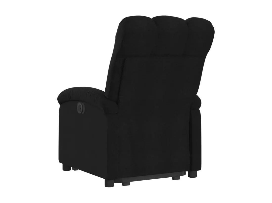 Fauteuil inclinable noir tissu