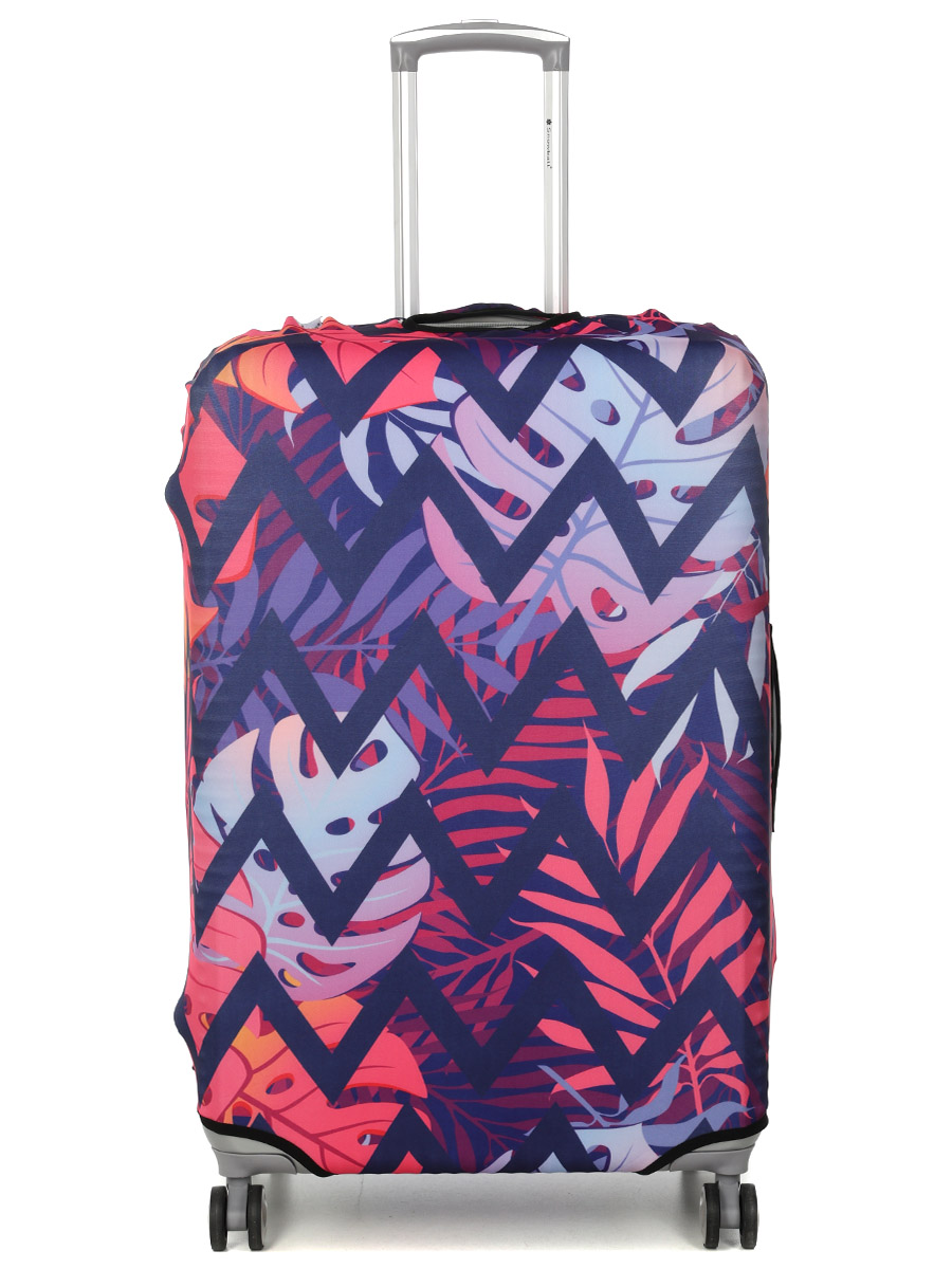 Housse de valise Periea Purple Zigzag L