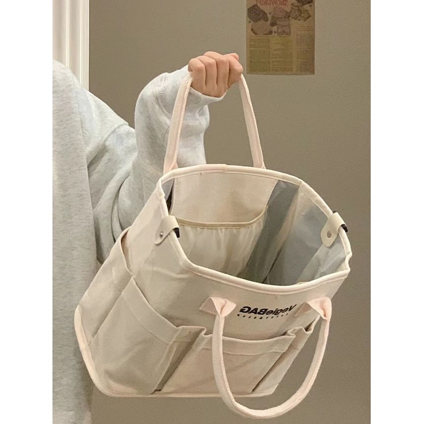 Basaran - Belettering Multi-Pocket Tote Bag / Bag Charm / Set