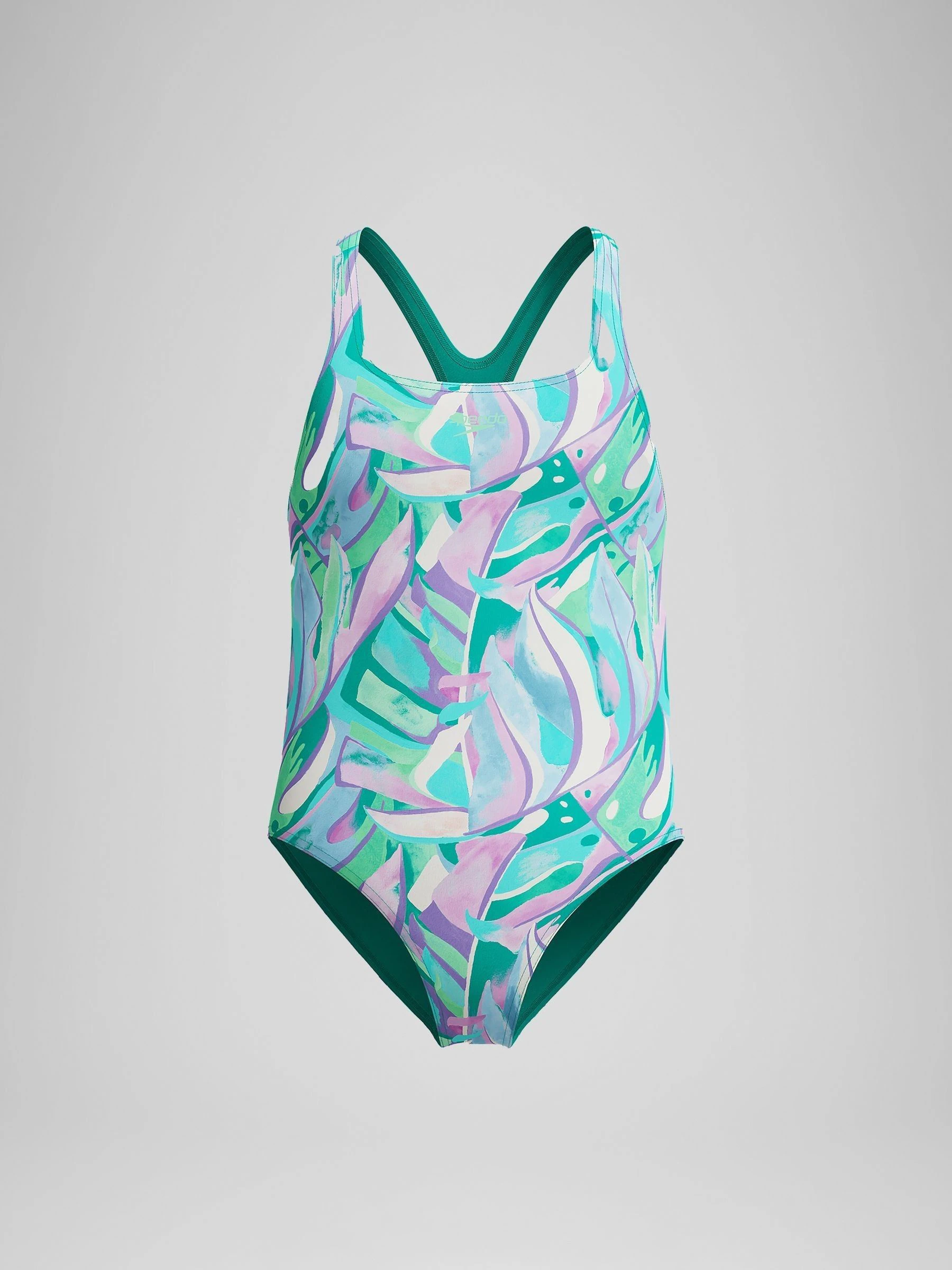 Speedo Printed Medalist Swimsuit
