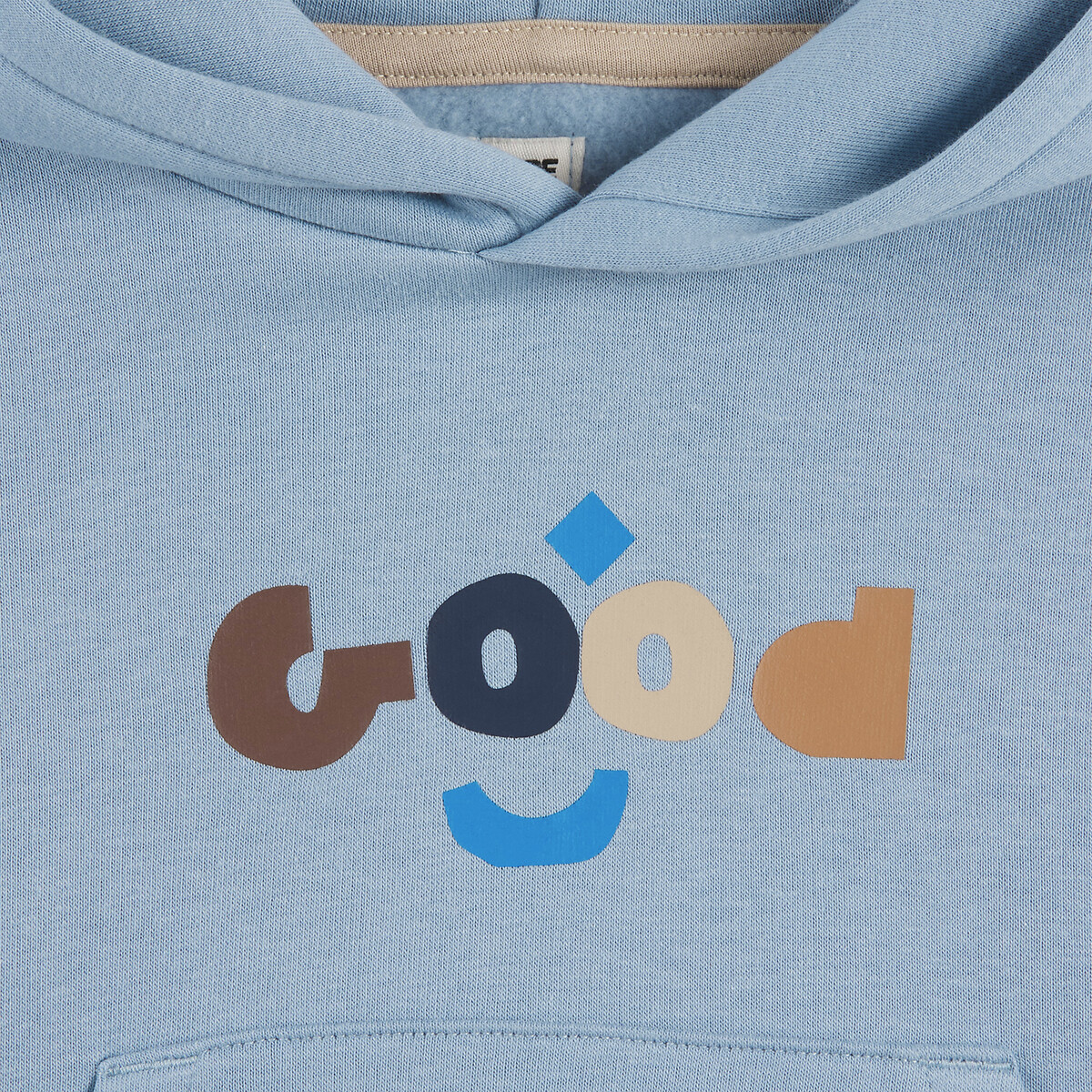 COLEÇÕES LA REDOUTE<br>Moletom com capuz estampado