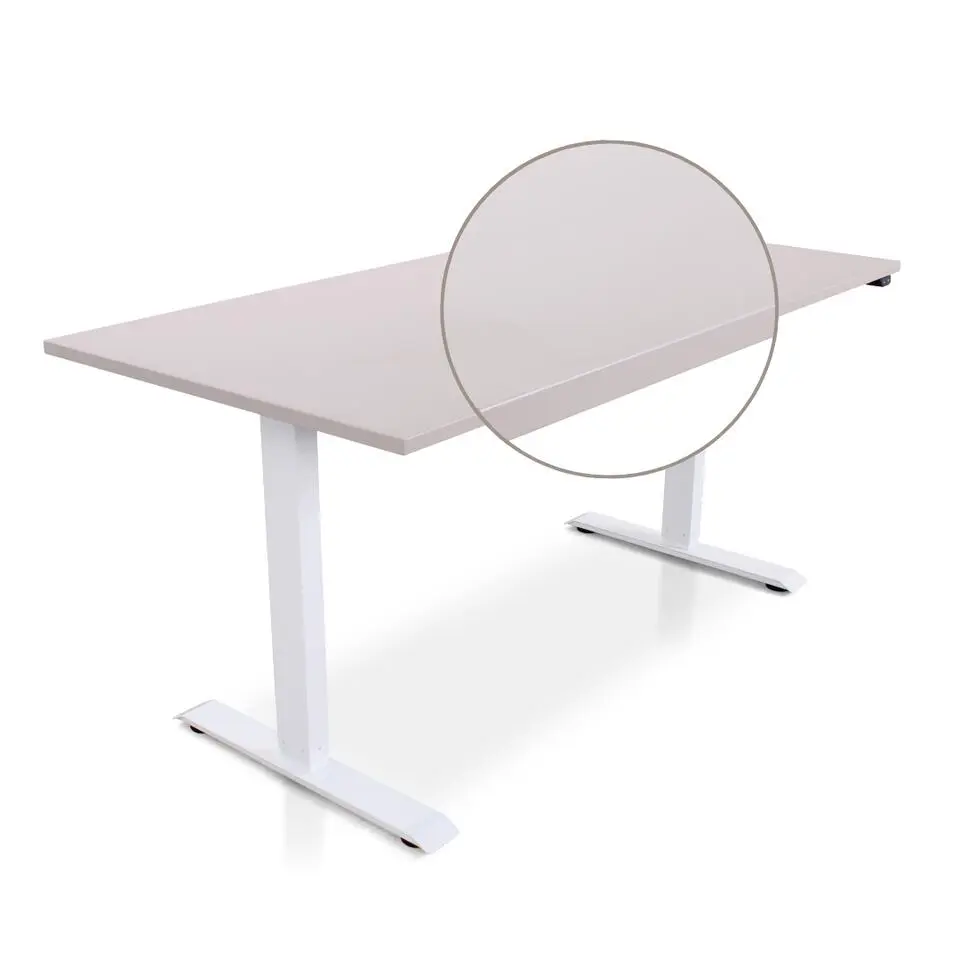 MRC EASY Zit-Sta Bureau – Elektrisch Verstelbaar – 160x80 cm – Blad Sand Grey