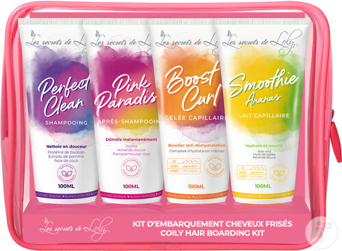 Les Secrets De Loly Trousse Voyage Cheveux Frisés 1 Kit