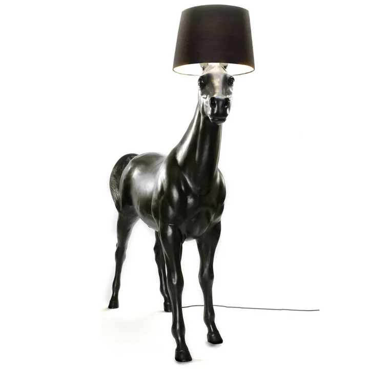 Moooi - Horse Lamp, schwarz