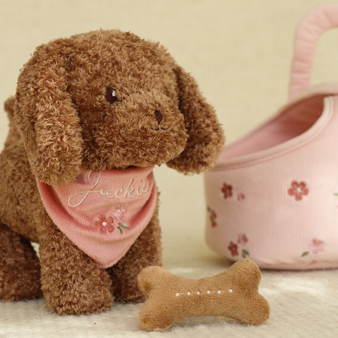 little dutch knuffelhond met draagtas - jackie