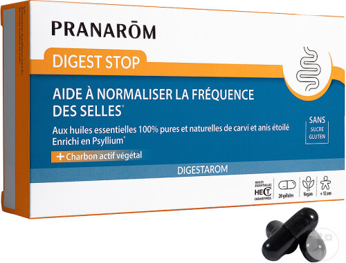 Pranarôm Digestarom Digest Stop 20 Gélules Nouvelle Formule
