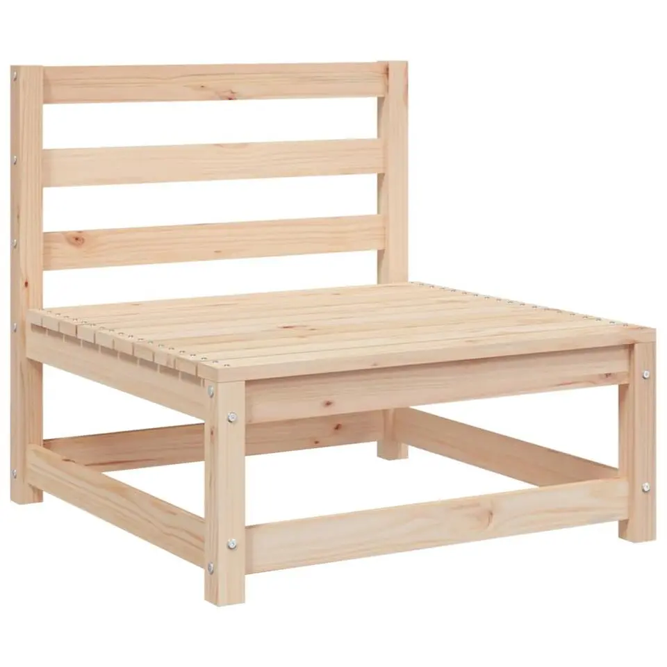 vidaXL - Loungeset - Grijs - Grenenhout