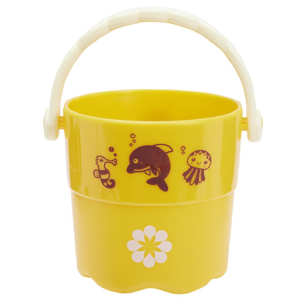 Seau de plage Funky motif animaux de la mer x3 - Ø7xH7cm