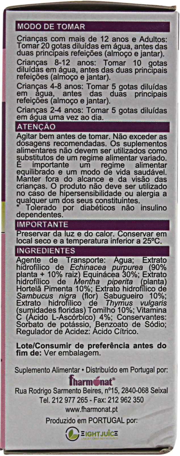 Gotas de Equinácea Pharmonate 100 ml