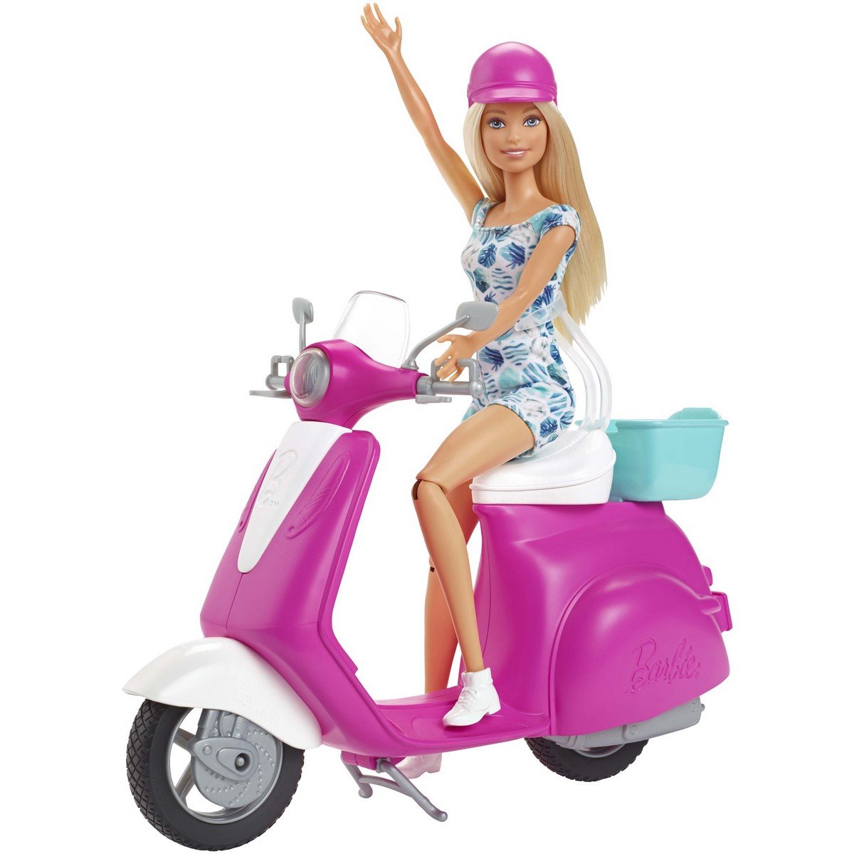 Barbie et son scooter