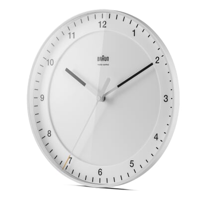 Wanduhr Braun, Weiß