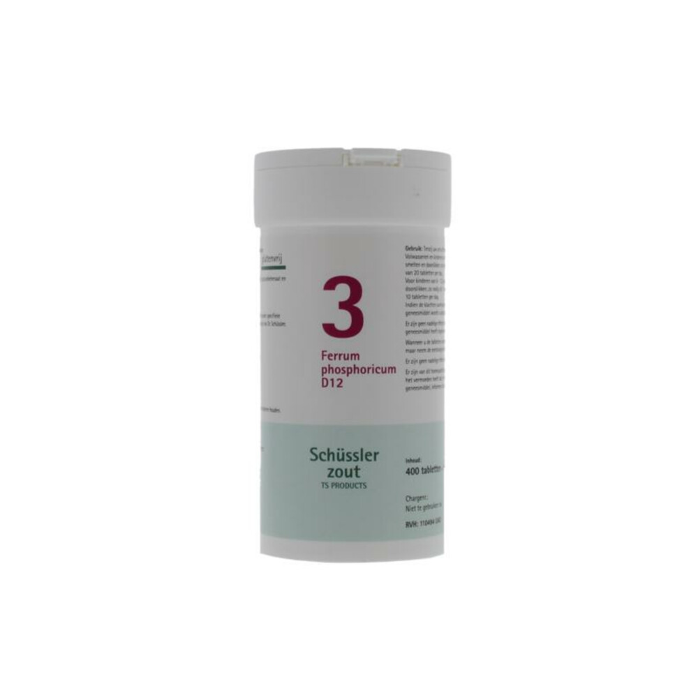 Pfluger Schussler Zout nr 3 Ferrum Phosphoricum D12400 tabletten