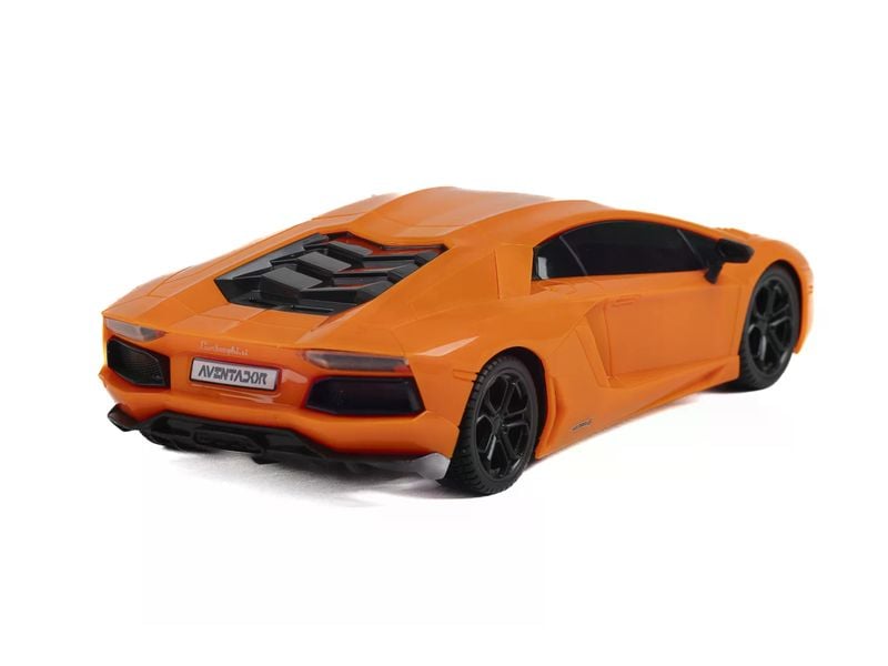 TEC-TOY Auto Lamborghini Aventador LP 700-4 mit Licht, Oran Ferngesteuerter Sportwagen mit Licht für Kinder ab 6 Jahren
