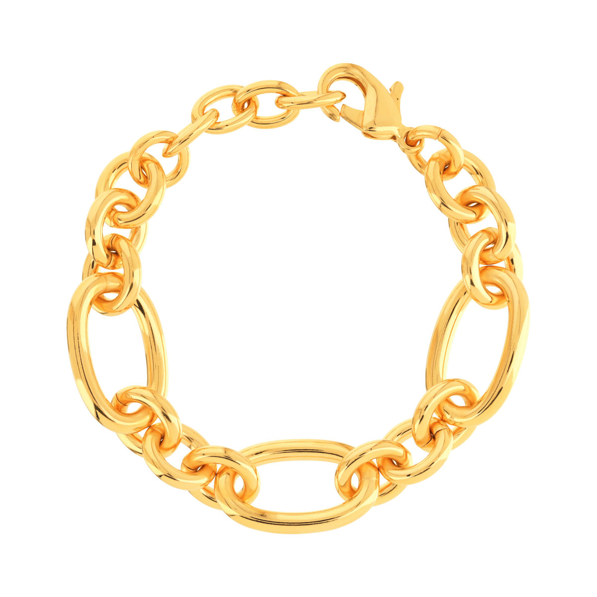 Bracelet plaqué or 20 cm