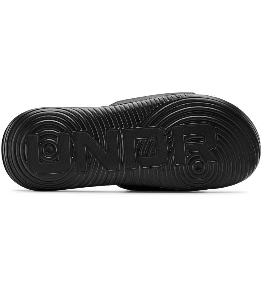 Chinelo de dedo fixo Under Armour UA Ansa, preto.