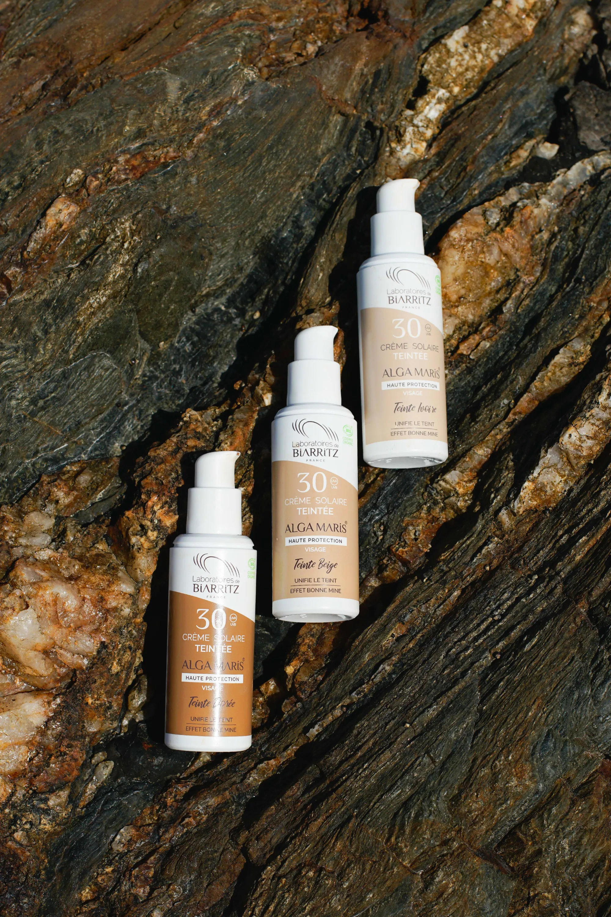 LABORATOIRES DE BIARRITZ Crème solaire visage teintée SPF30-50 ml