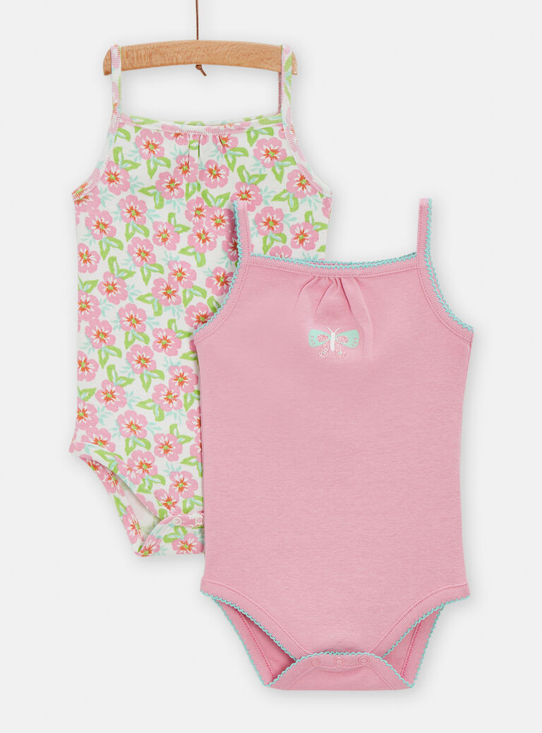 Lot de 2 body fantaisies pour bébé fille
