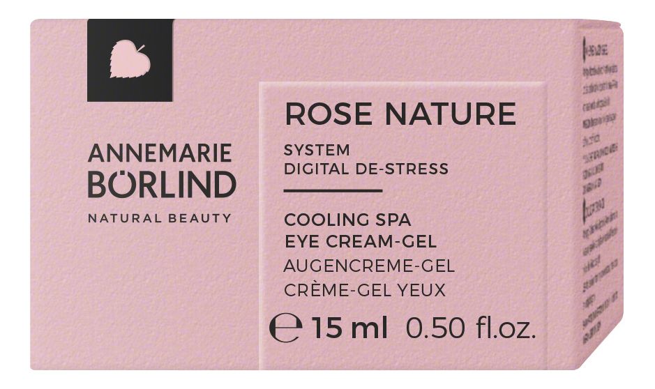 Annemarie Börlind Rose Nature Cooling Spa Eye Cream-Gel - 15 ml.